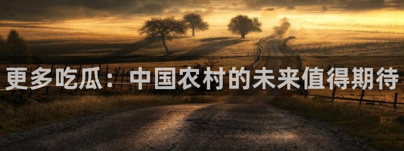 吃瓜网 今日吃瓜 热门大瓜：更多吃瓜：中国农村的未来值得期待