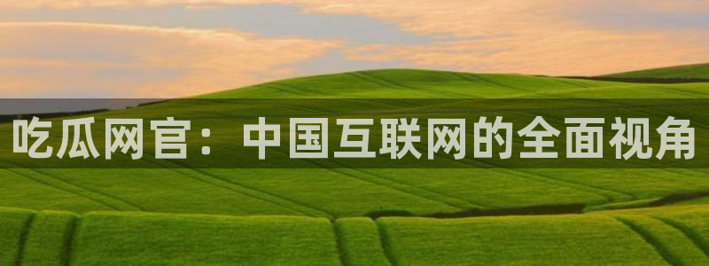 吃瓜不打烊–吃瓜,不打烊：吃瓜网官：中国互联网的全面视角