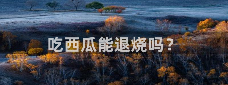 国产精品韩日中出吃瓜：吃西瓜能退烧吗？
