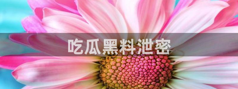 黑料免费：吃瓜黑料泄密