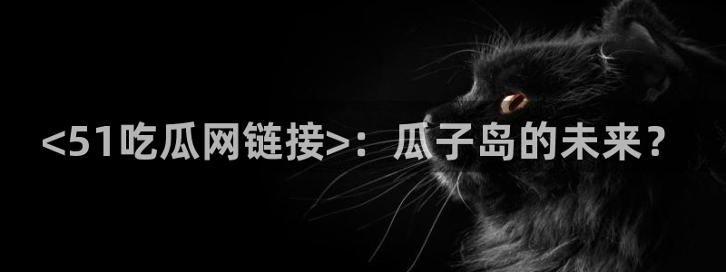 taipeinana51吃瓜：<51吃瓜网链接>：瓜子岛的未来？